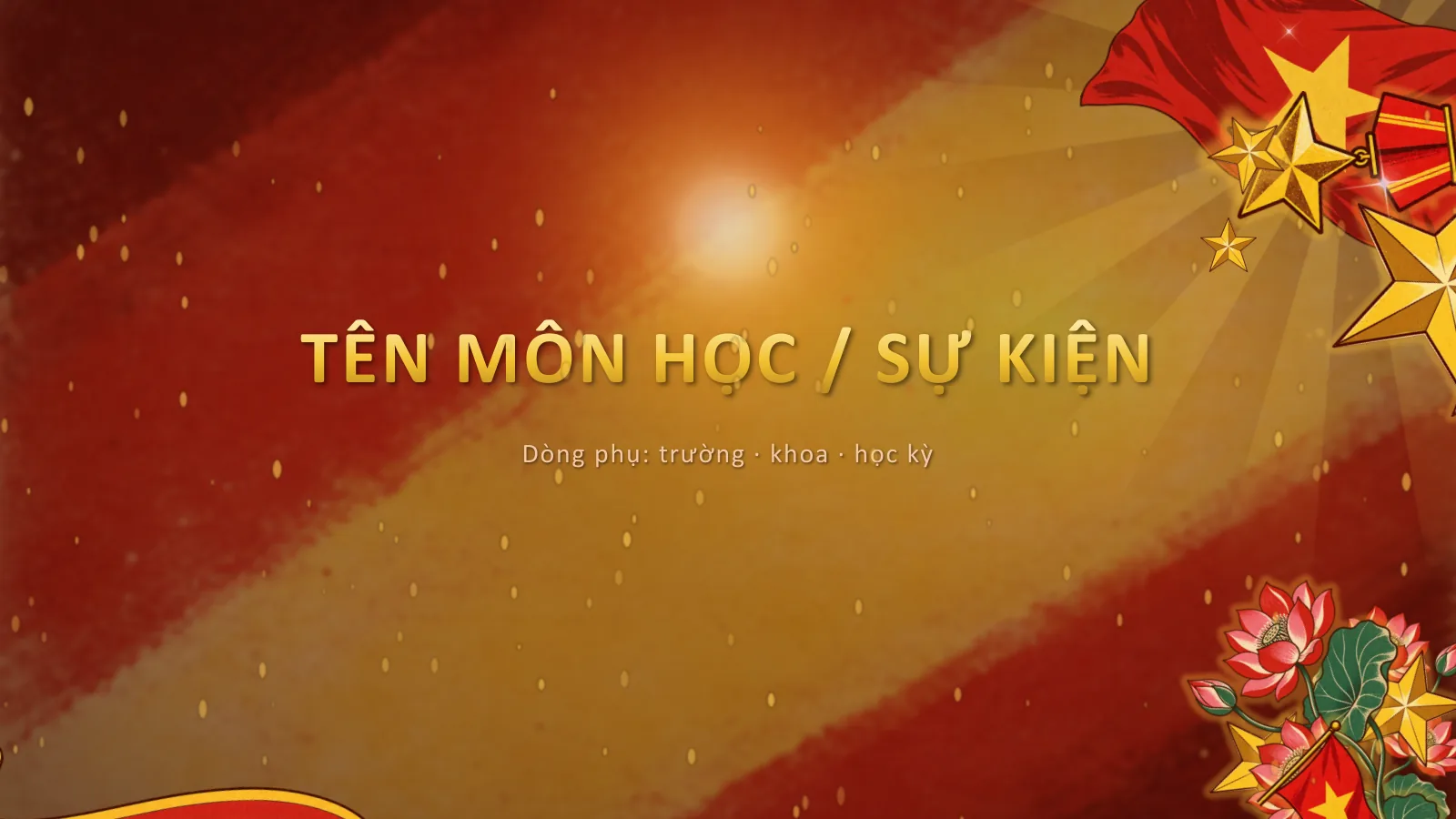 Mẫu thuyết trình phong cách Cổ động Việt Nam, ảnh 3