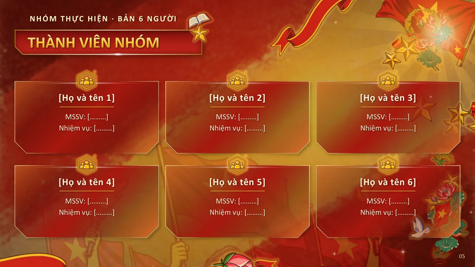 Mẫu thuyết trình phong cách Cổ động Việt Nam, ảnh 5