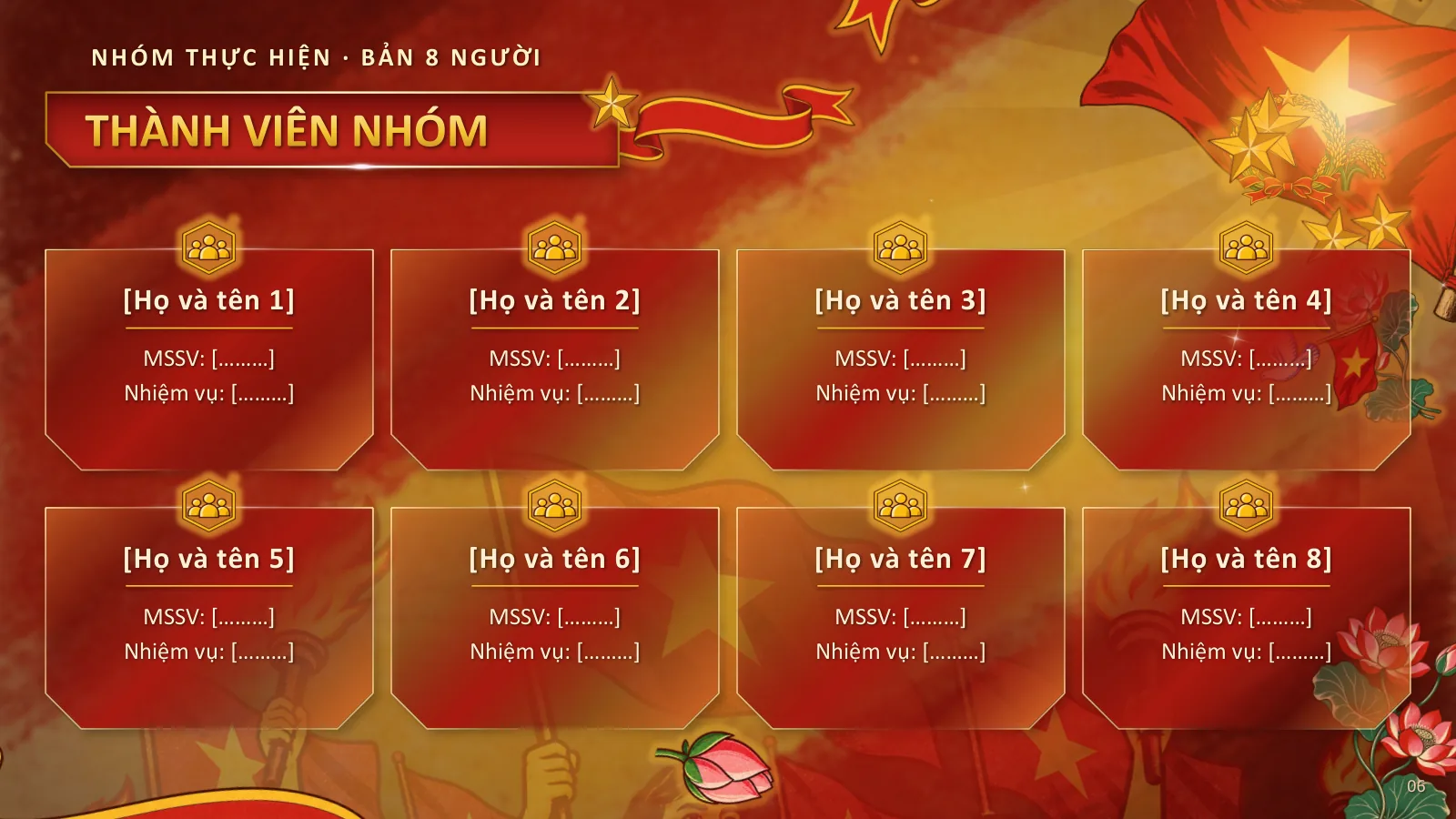 Mẫu thuyết trình phong cách Cổ động Việt Nam, ảnh 6