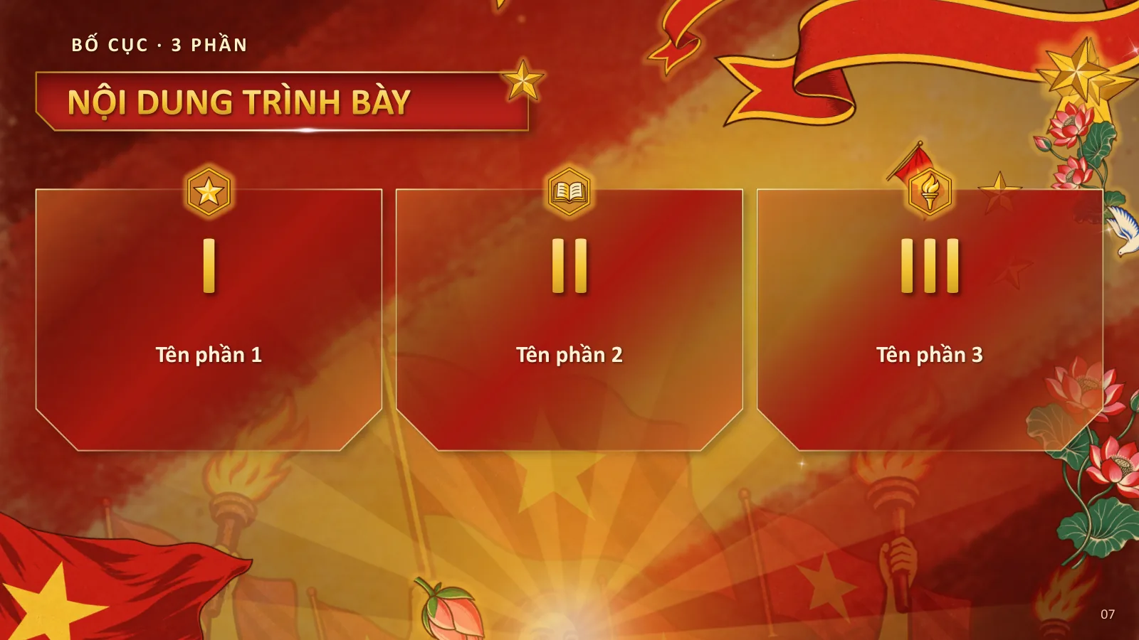 Mẫu thuyết trình phong cách Cổ động Việt Nam, ảnh 7