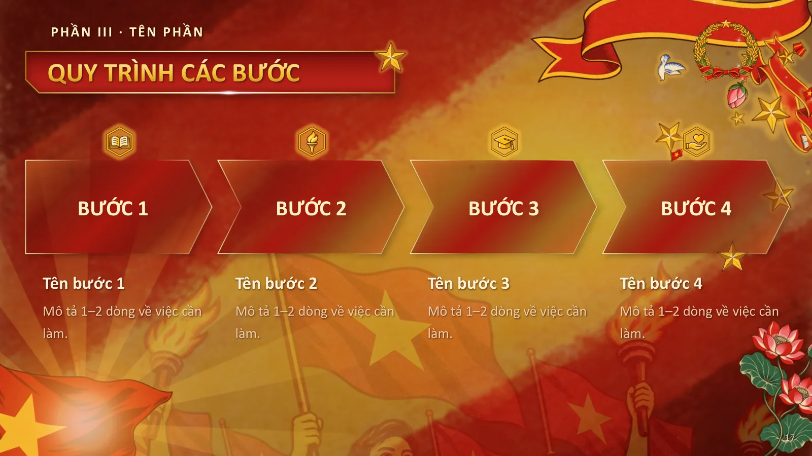 Mẫu thuyết trình phong cách Cổ động Việt Nam, ảnh 17