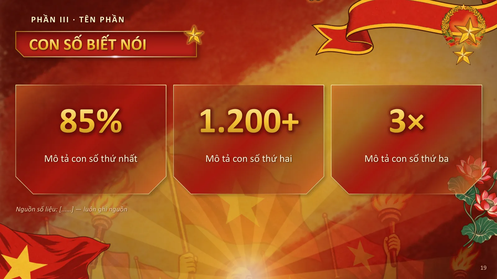 Mẫu thuyết trình phong cách Cổ động Việt Nam, ảnh 19