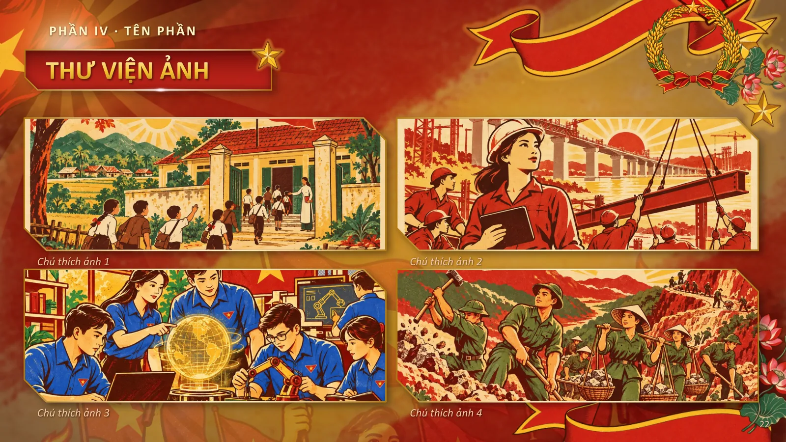 Mẫu thuyết trình phong cách Cổ động Việt Nam, ảnh 22
