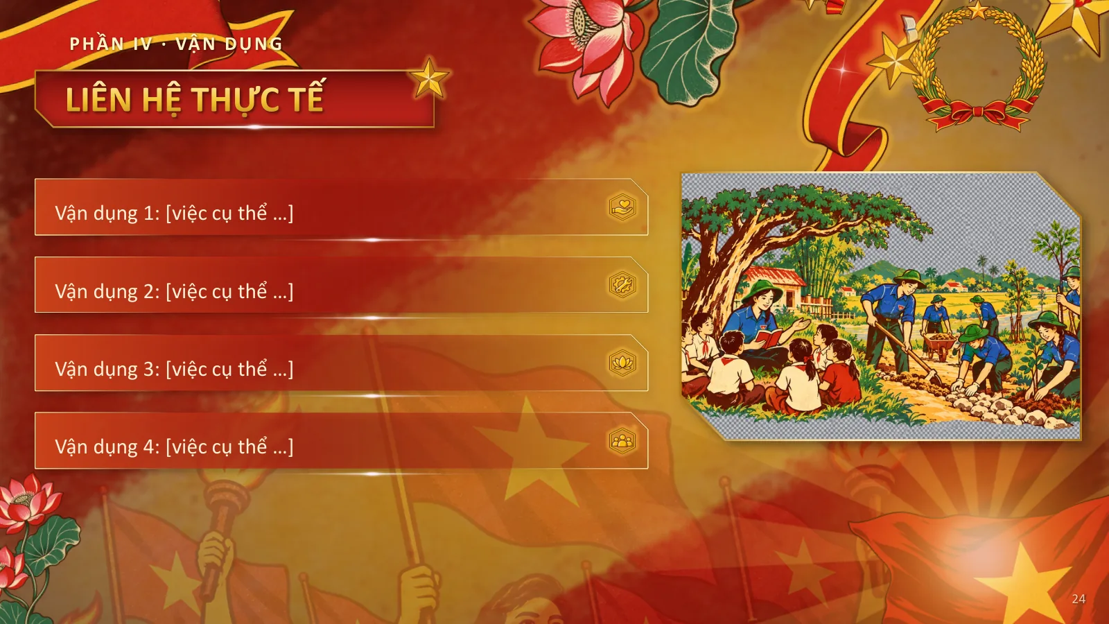 Mẫu thuyết trình phong cách Cổ động Việt Nam, ảnh 24
