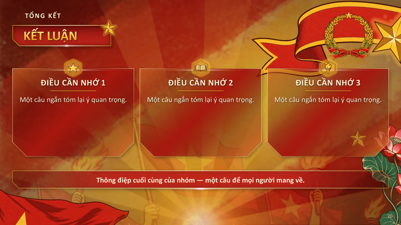 Mẫu thuyết trình phong cách Cổ động Việt Nam, ảnh 26