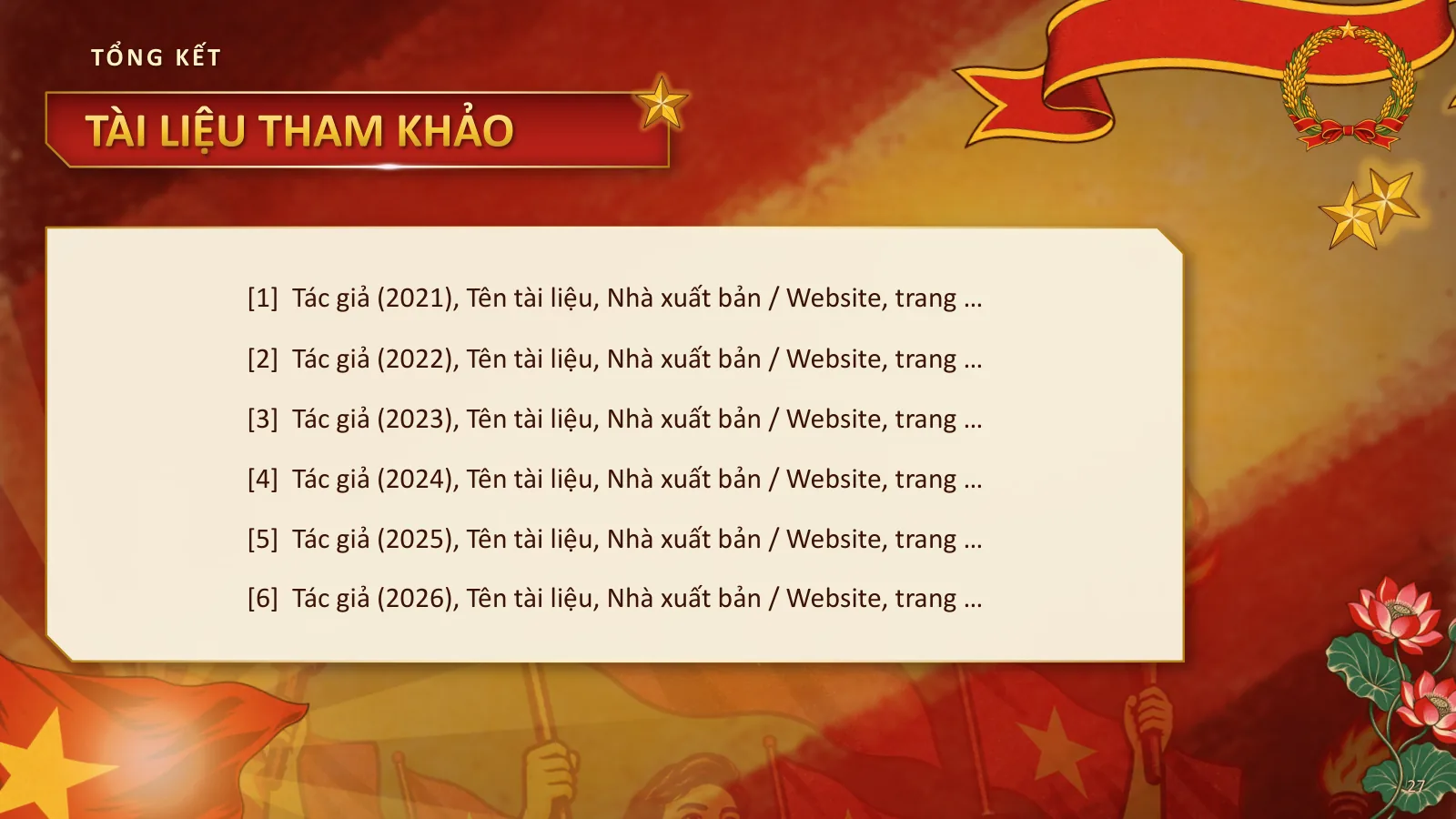 Mẫu thuyết trình phong cách Cổ động Việt Nam, ảnh 27