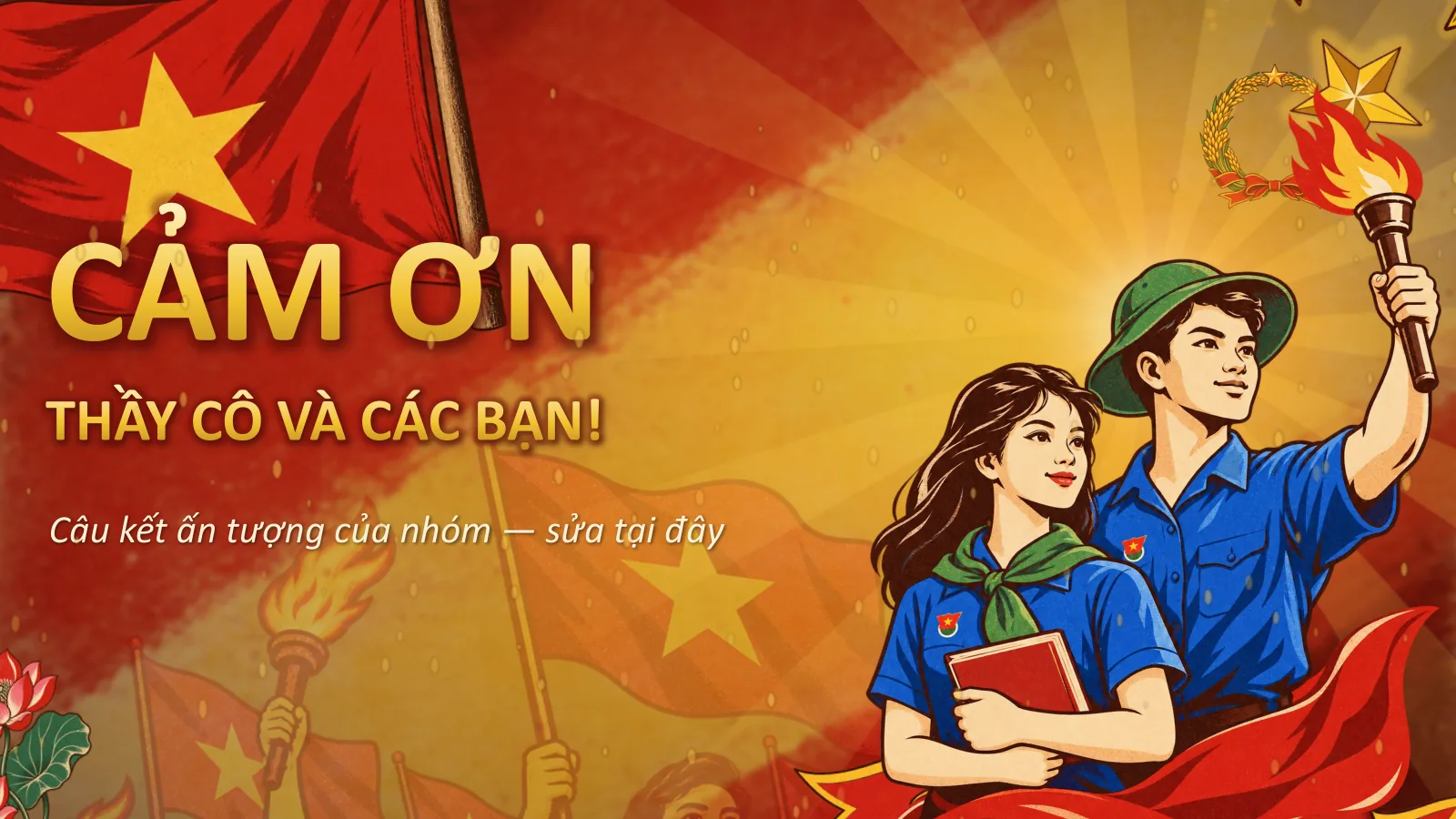 Mẫu thuyết trình phong cách Cổ động Việt Nam, ảnh 30
