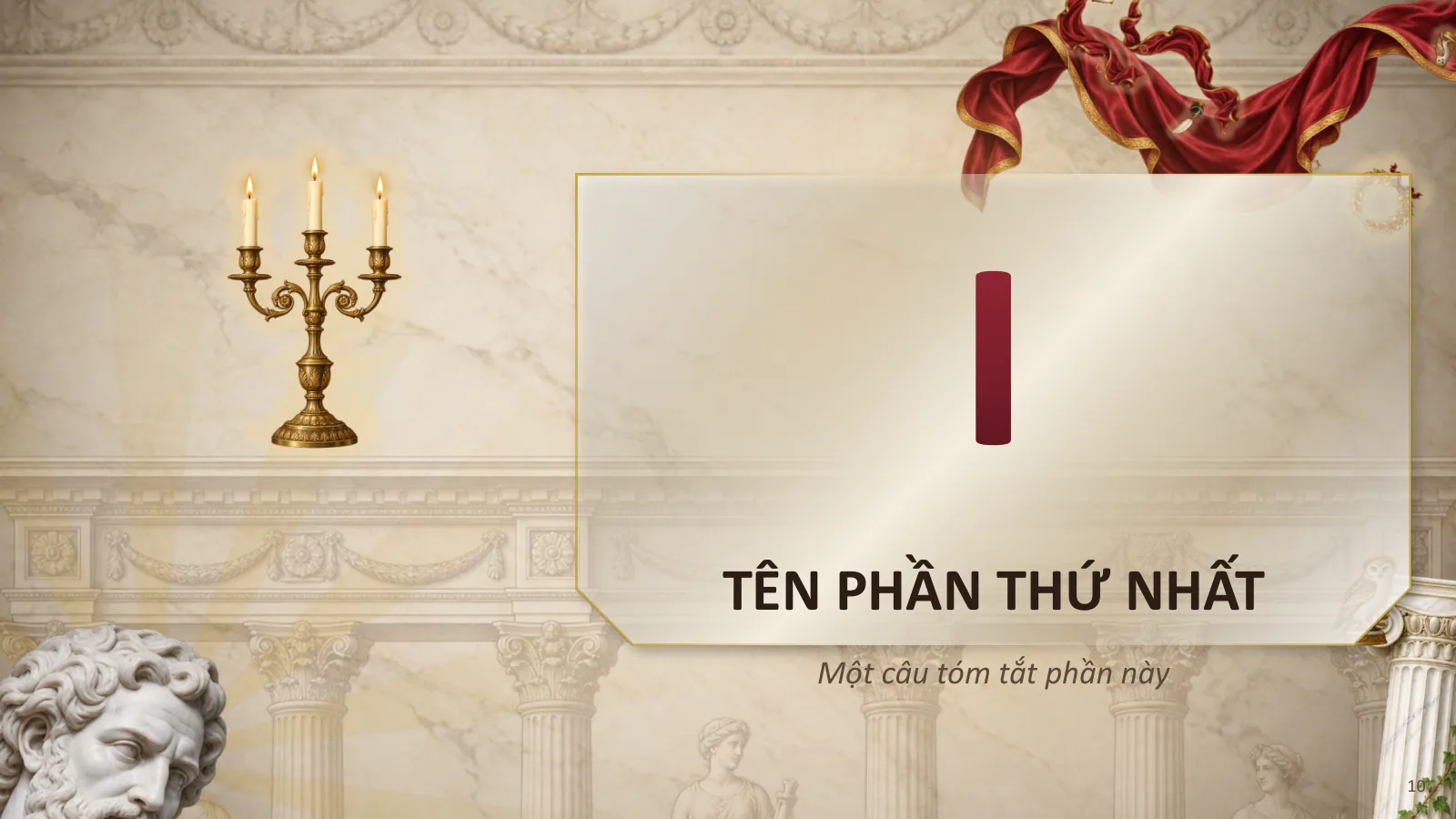Mẫu thuyết trình phong cách Hàn lâm cổ điển, ảnh 10