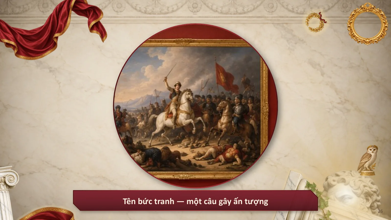 Mẫu thuyết trình phong cách Hàn lâm cổ điển, ảnh 26
