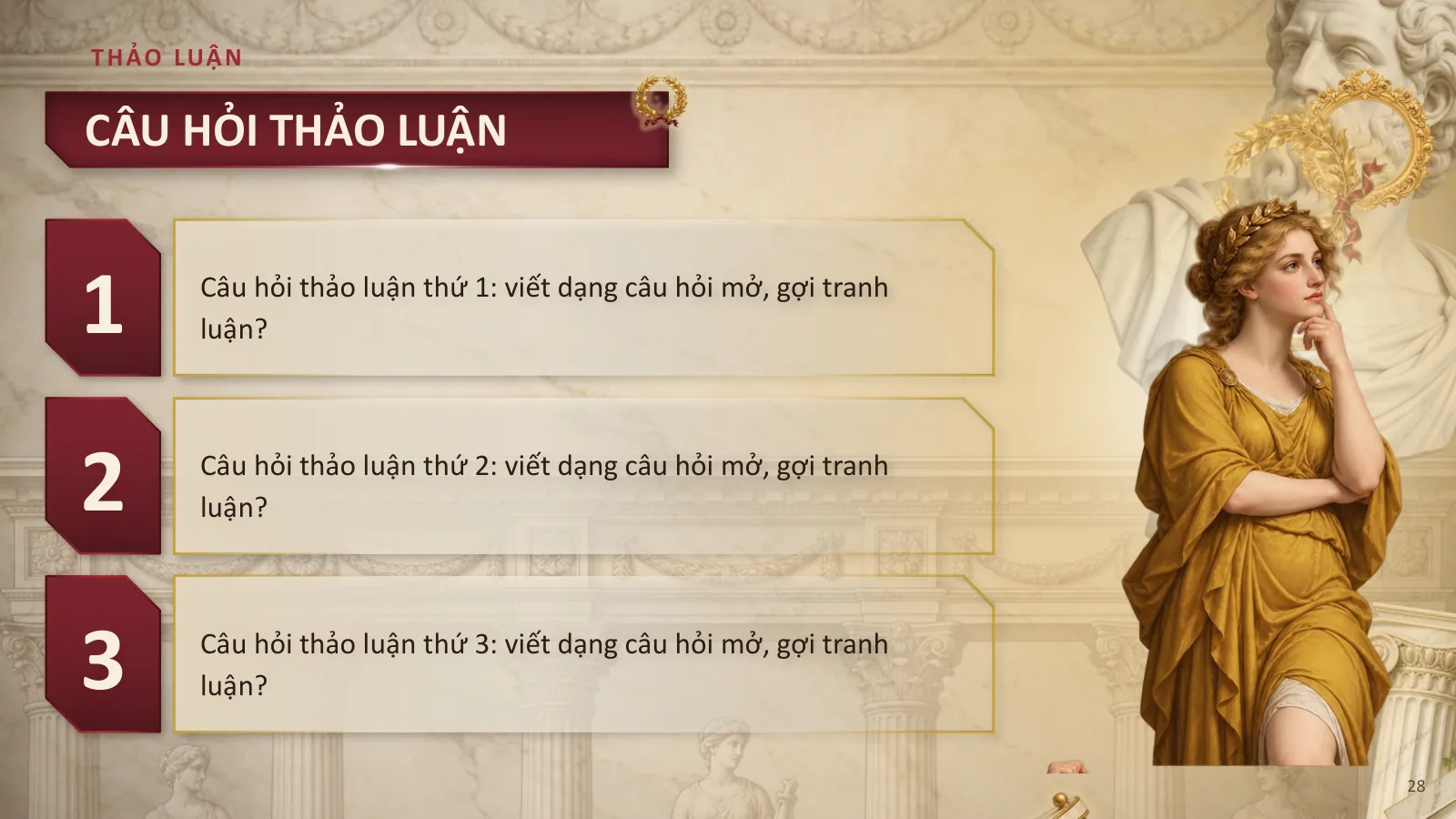 Mẫu thuyết trình phong cách Hàn lâm cổ điển, ảnh 28