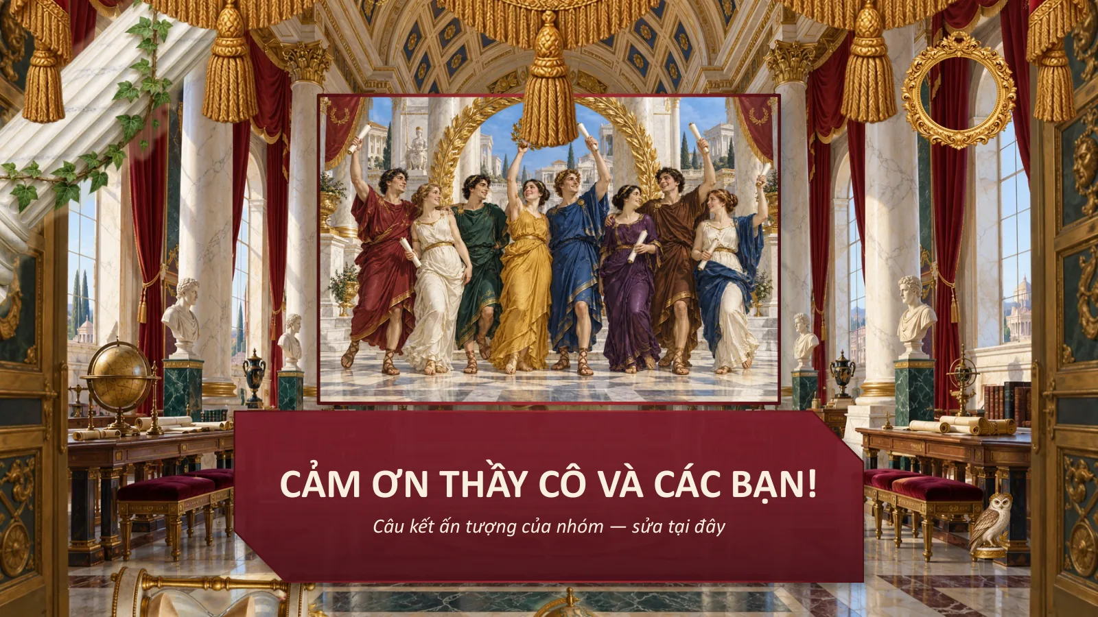 Mẫu thuyết trình phong cách Hàn lâm cổ điển, ảnh 33