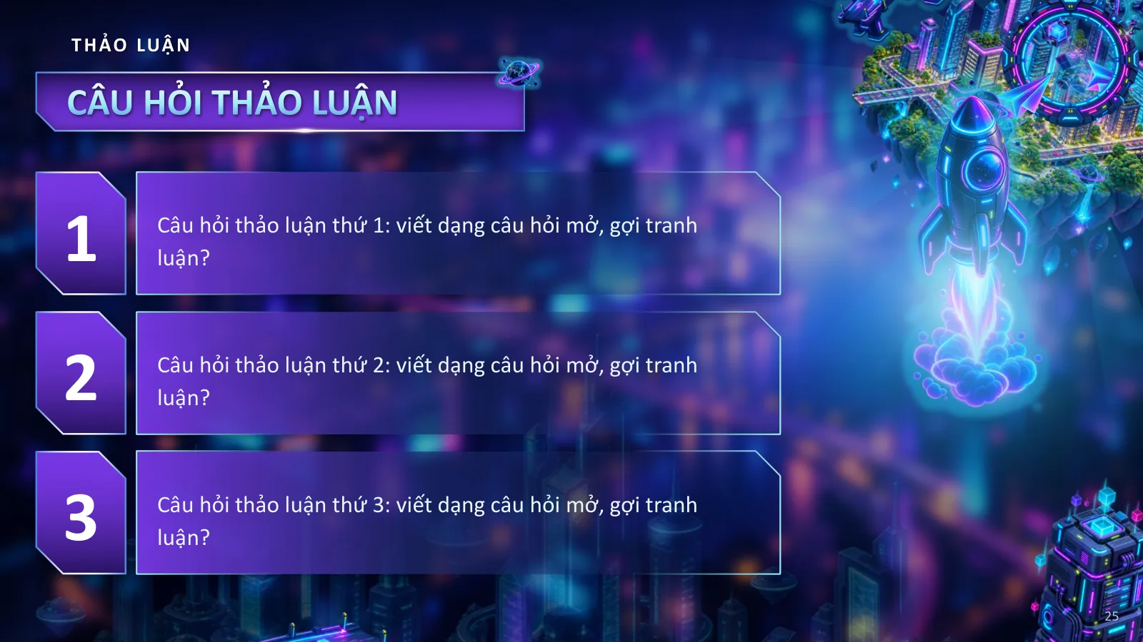 Mẫu thuyết trình phong cách Neon tương lai, ảnh 25