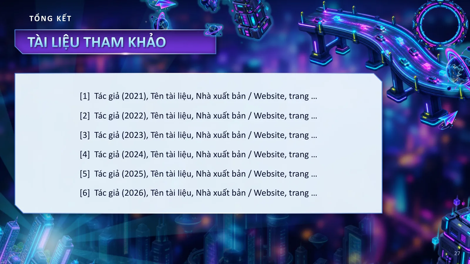 Mẫu thuyết trình phong cách Neon tương lai, ảnh 27