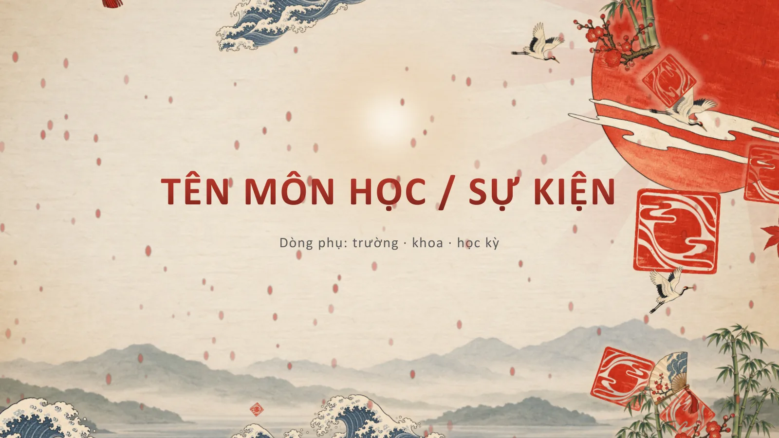 Mẫu thuyết trình phong cách Tối giản Nhật Bản, ảnh 3