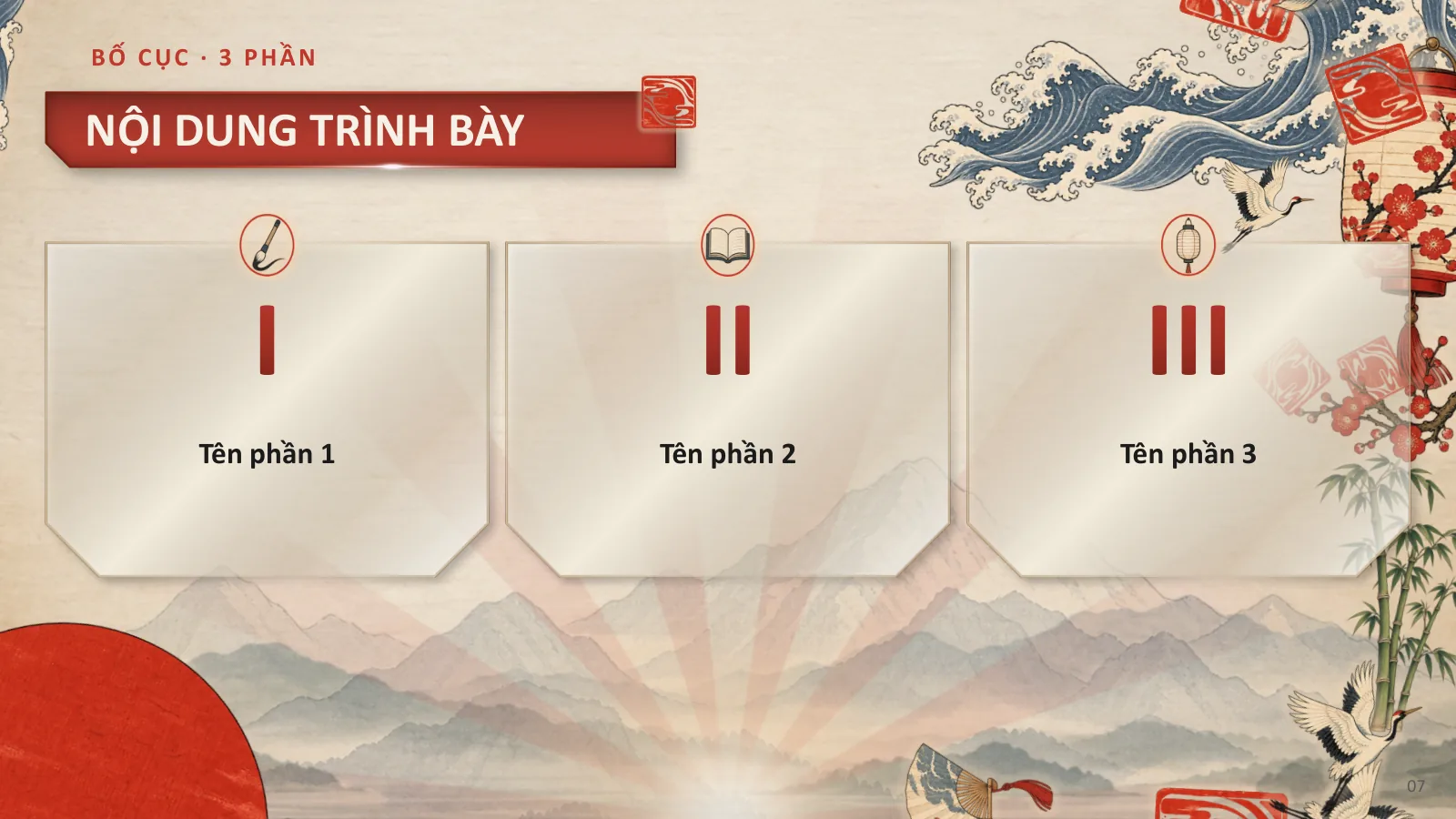 Mẫu thuyết trình phong cách Tối giản Nhật Bản, ảnh 7