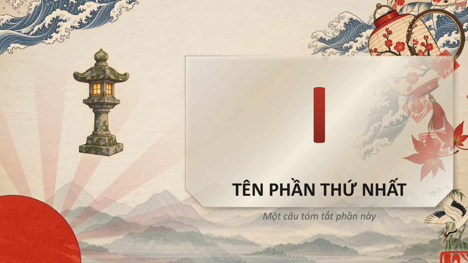 Mẫu thuyết trình phong cách Tối giản Nhật Bản, ảnh 10