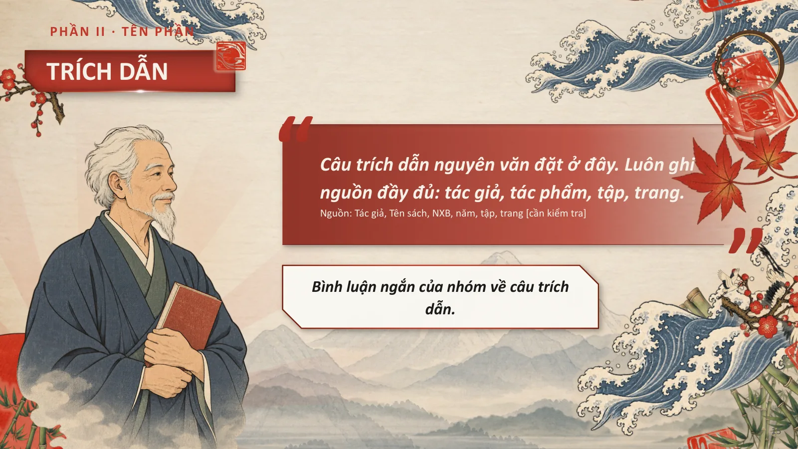 Mẫu thuyết trình phong cách Tối giản Nhật Bản, ảnh 15