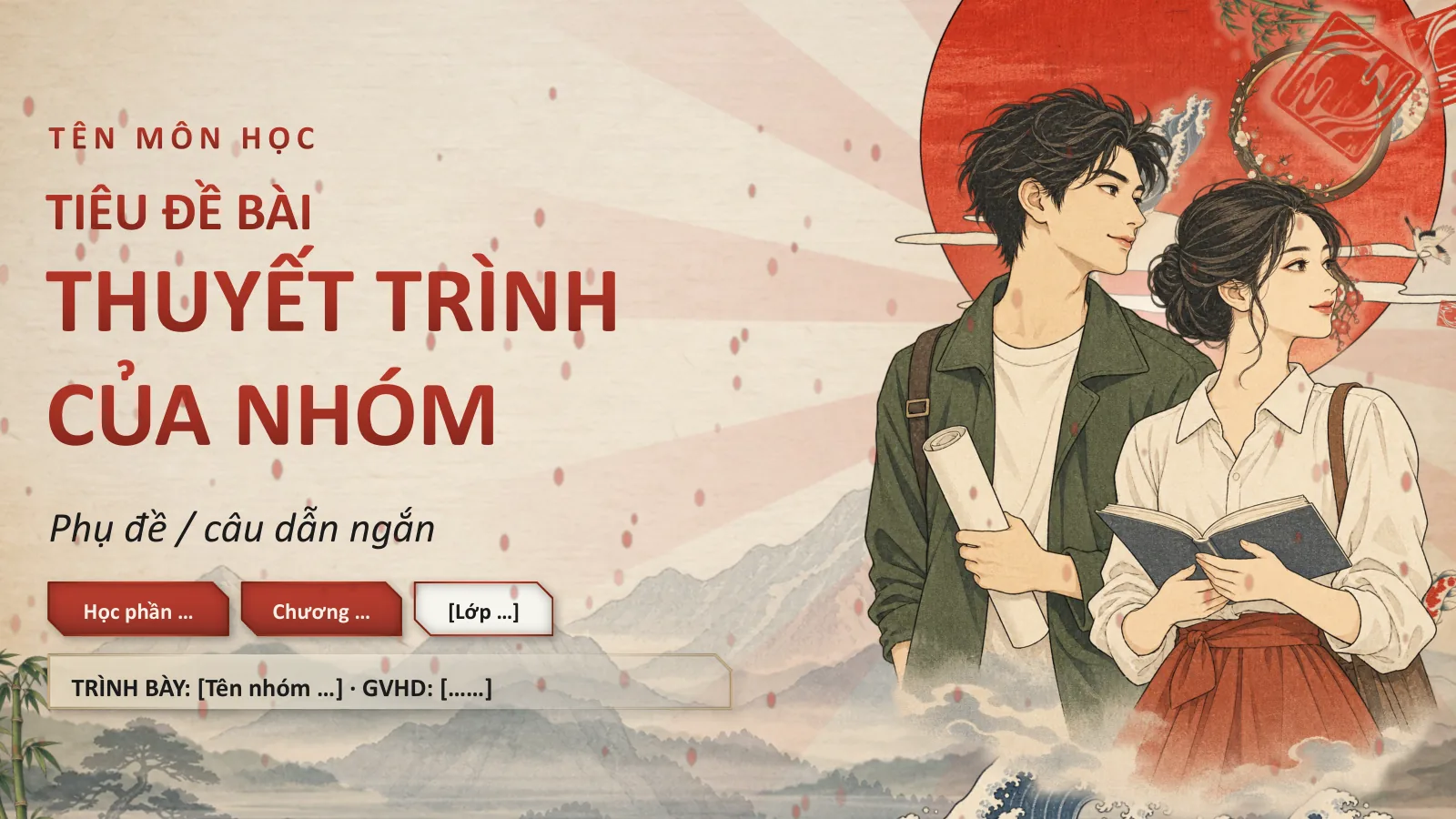 Mẫu thuyết trình phong cách Tối giản Nhật Bản, ảnh 29